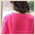 Women′s Fashion Pure Color 100% Cashmere Sweater